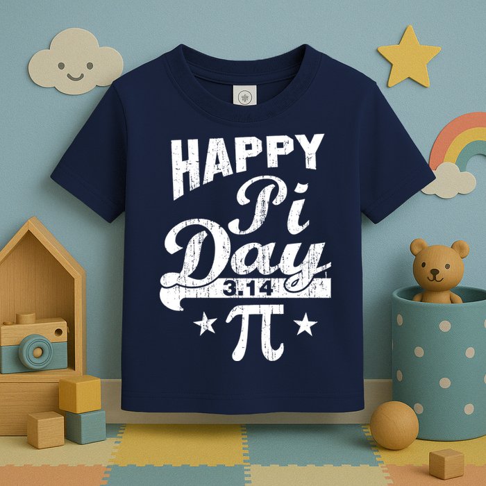 Vintage Happy Pi Day 3.14 Toddler T-Shirt