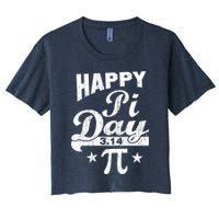 Vintage Happy Pi Day 3.14 Crop Top