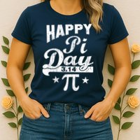 Vintage Happy Pi Day 3.14 Womens T-Shirt