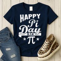 Vintage Happy Pi Day 3.14 Womens T-Shirt