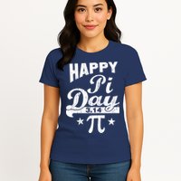 Vintage Happy Pi Day 3.14 Womens T-Shirt