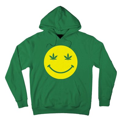 Vintage Happy Pot Smiley Face Hoodie