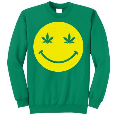 Vintage Happy Pot Smiley Face Sweatshirt