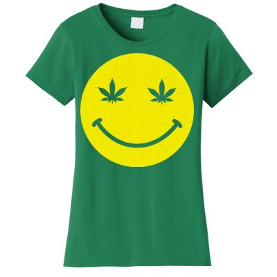 Vintage Happy Pot Smiley Face Women's T-Shirt