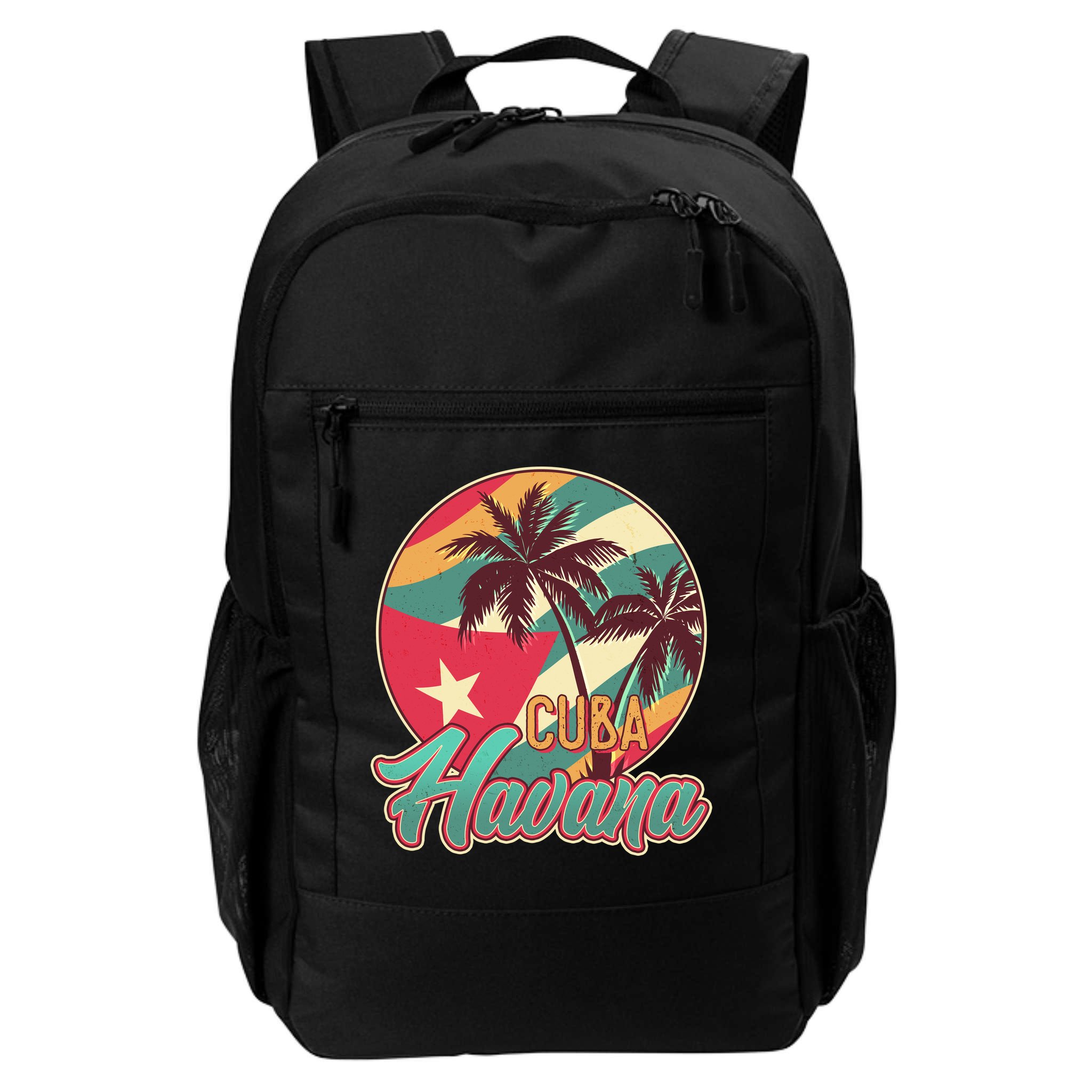 Vintage Havana Cuba Emblem  Backpack