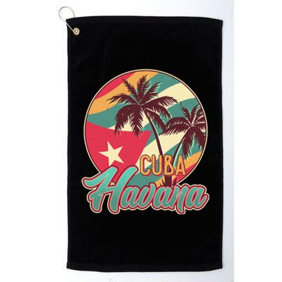 Vintage Havana Cuba Emblem  Platinum Collection Golf Towel