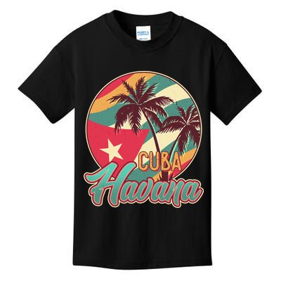 Vintage Havana Cuba Emblem  Kids T-Shirt