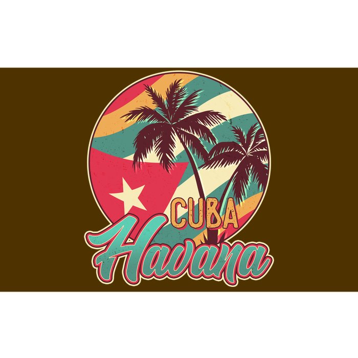 Vintage Havana Cuba Emblem  Bumper Sticker