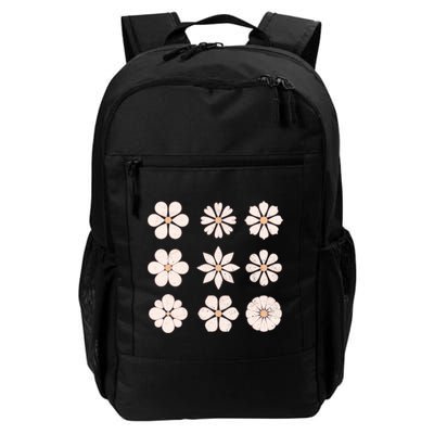 Vintage Hippie Flower Pattern Backpack