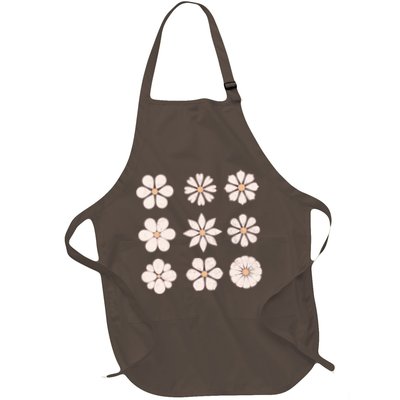 Vintage Hippie Flower Pattern Apron