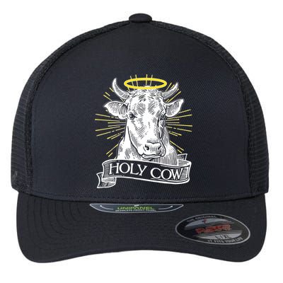 Vintage Holy Cow Flexfit Unipanel Trucker Cap