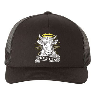 Vintage Holy Cow Yupoong Adult 5-Panel Trucker Hat