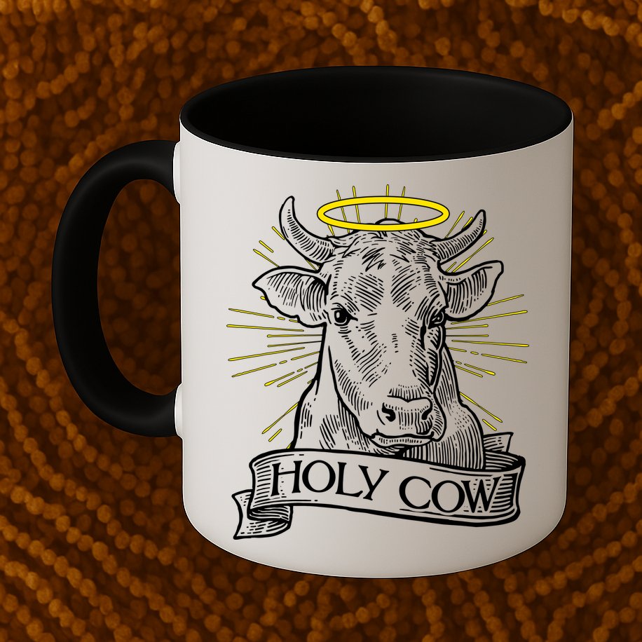 Vintage Holy Cow Mug