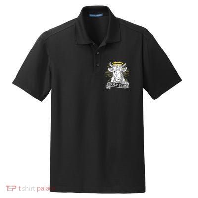 Vintage Holy Cow Dry Zone Grid Polo