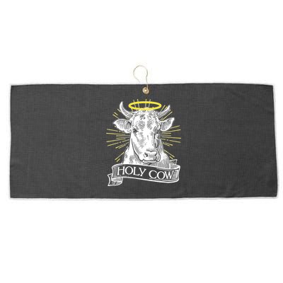 Vintage Holy Cow Large Microfiber Waffle Golf Towel