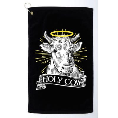 Vintage Holy Cow Platinum Collection Golf Towel