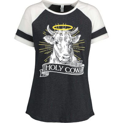 Vintage Holy Cow Enza Ladies Jersey Colorblock Tee