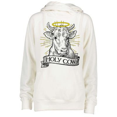 Vintage Holy Cow Womens Funnel Neck Pullover Hood