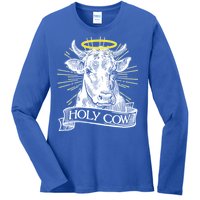 Vintage Holy Cow Ladies Long Sleeve Shirt