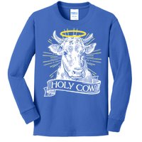 Vintage Holy Cow Kids Long Sleeve Shirt