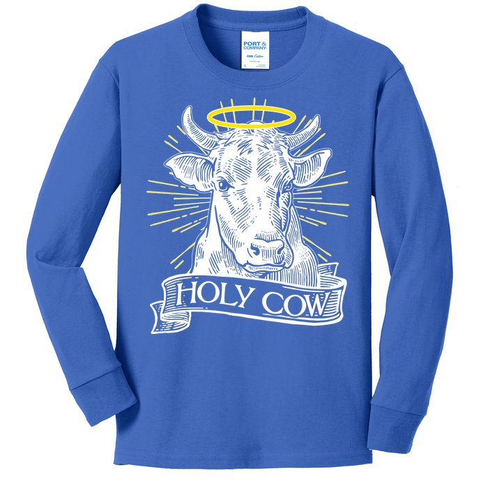 Vintage Holy Cow Kids Long Sleeve Shirt