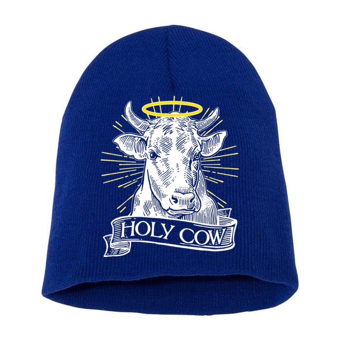 Vintage Holy Cow Short Acrylic Beanie