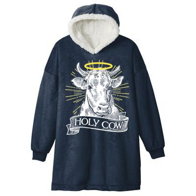 Vintage Holy Cow Hooded Wearable Blanket