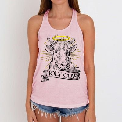 Vintage Holy Cow Women's Knotted Racerback Tank