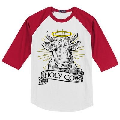 Vintage Holy Cow Kids Colorblock Raglan Jersey