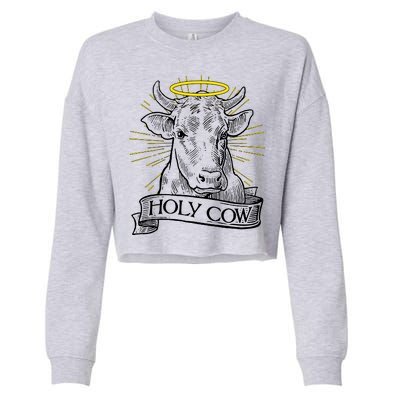 Vintage Holy Cow Cropped Pullover Crew