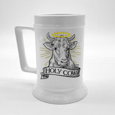 Vintage Holy Cow Beer Stein