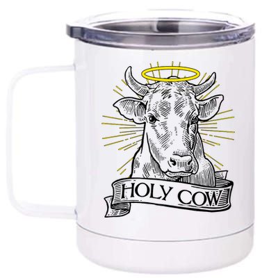 Vintage Holy Cow 12 oz Stainless Steel Tumbler Cup