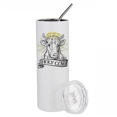 Vintage Holy Cow Stainless Steel Tumbler