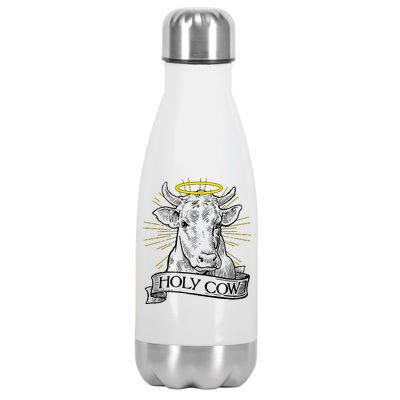 Vintage Holy Cow Stainless Steel Insulated Water Bottle