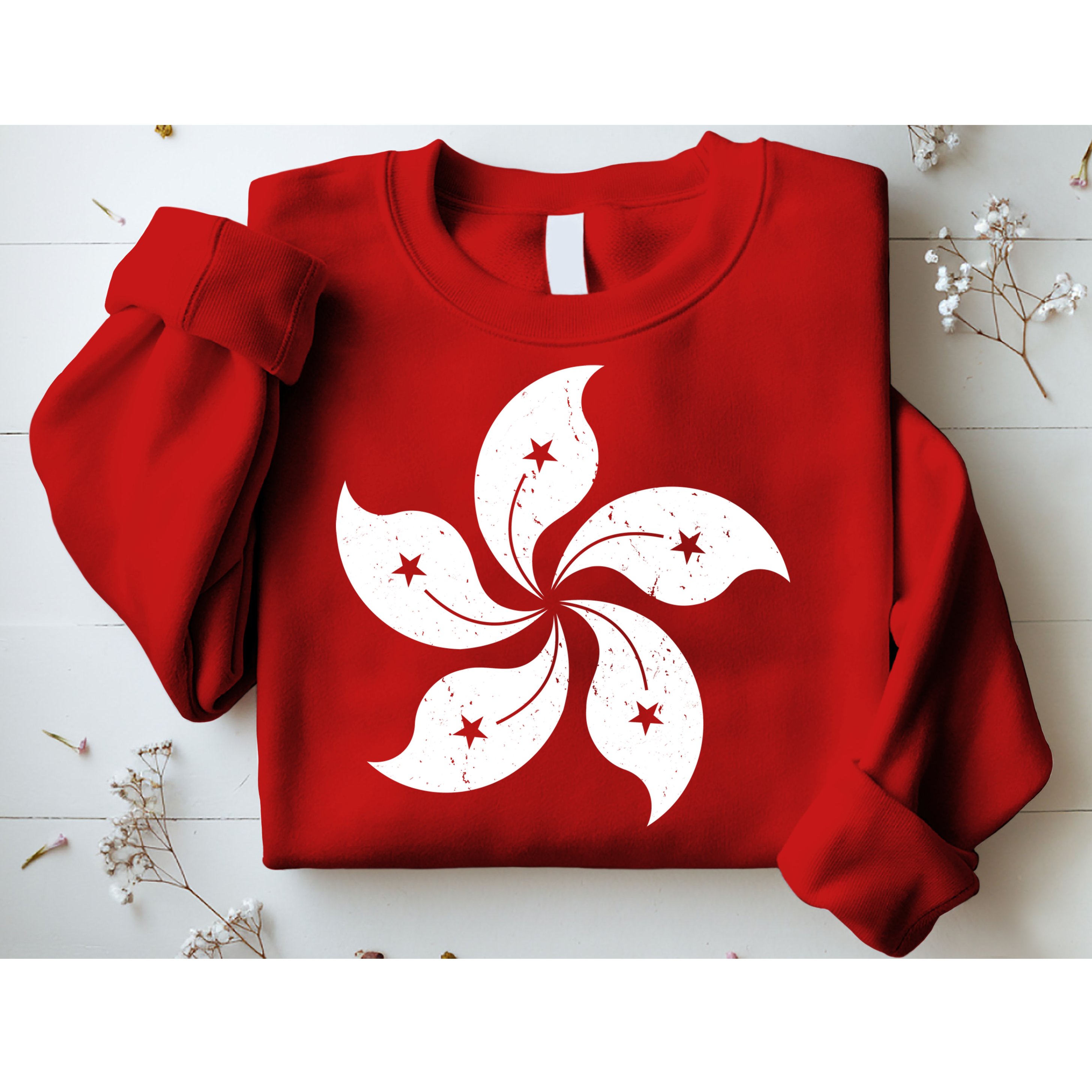 Vintage Hong Kong Flag Sweatshirt