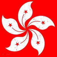 Vintage Hong Kong Flag Flatbill Hat