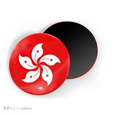 Vintage Hong Kong Flag Magnet