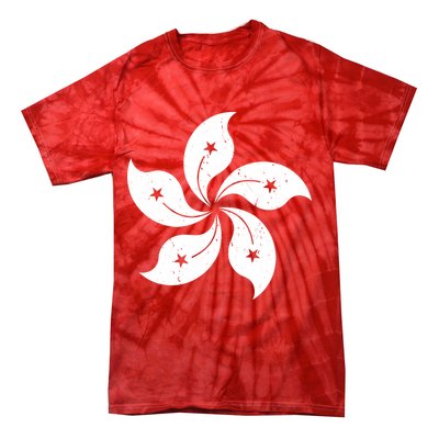 Vintage Hong Kong Flag Tie-Dye T-Shirt