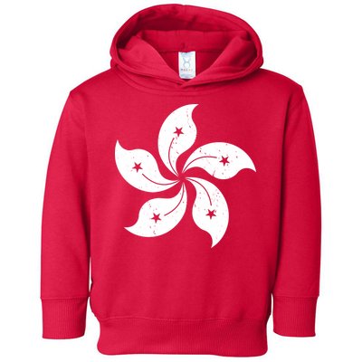Vintage Hong Kong Flag Toddler Hoodie