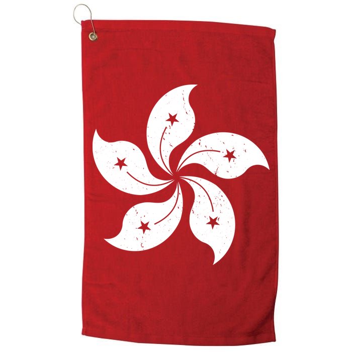 Vintage Hong Kong Flag Golf Towel