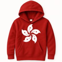 Vintage Hong Kong Flag Kids Hoodie