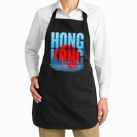 Vintage Hong Kong Skyline Apron