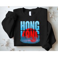 Vintage Hong Kong Skyline Sweatshirt