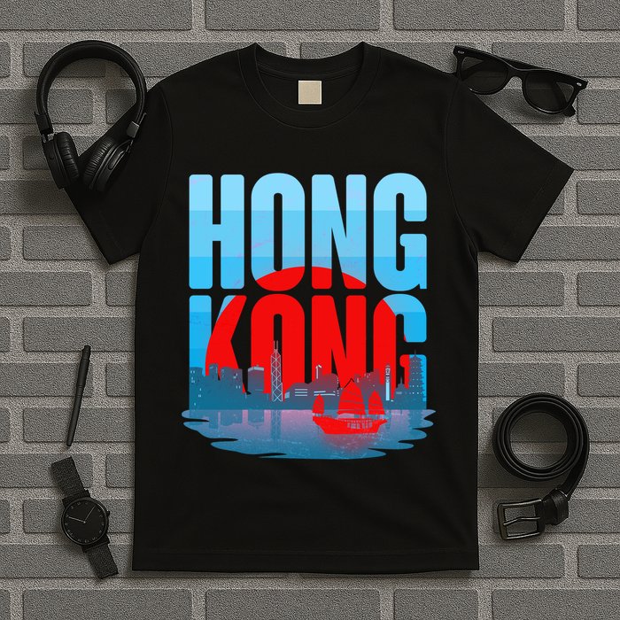 Vintage Hong Kong Skyline T-Shirt
