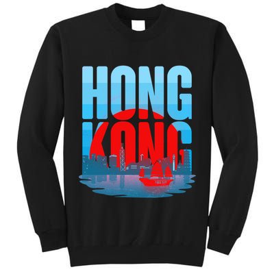 Vintage Hong Kong Skyline Tall Sweatshirt