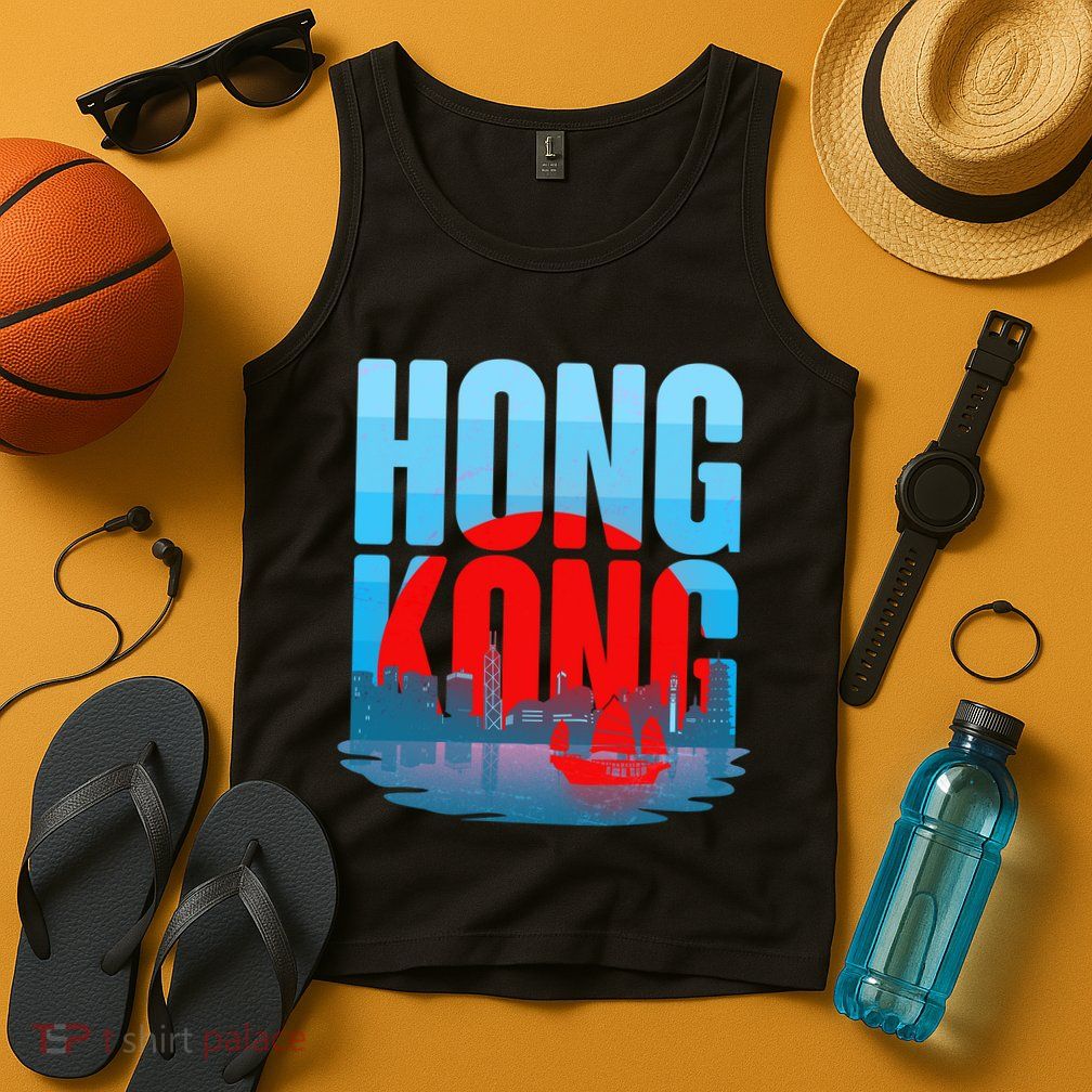 Vintage Hong Kong Skyline Tank Top