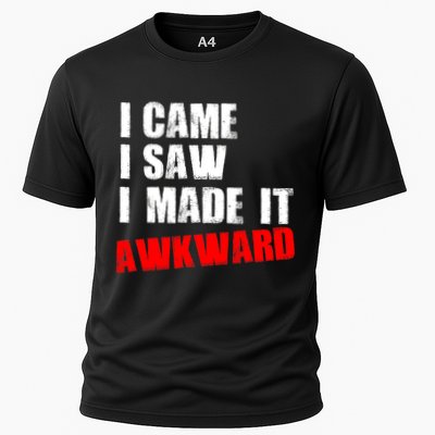 Vintage I Came I Saw I Made It Awkward Stamped Performance Shirt