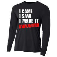 Vintage I Came I Saw I Made It Awkward Stamped Cooling Performance Long Sleeve Crew