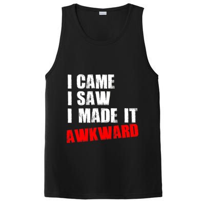 Vintage I Came I Saw I Made It Awkward Stamped PosiCharge Competitor Tank