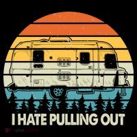 Vintage I Hate Pulling Out Camping Apron